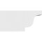 Ekena Millwork Standard Newport Architectural Grade PVC Rafter Tail, 6"W X 6"H X 12"L RFTP06X06X12NEW - alternate 2